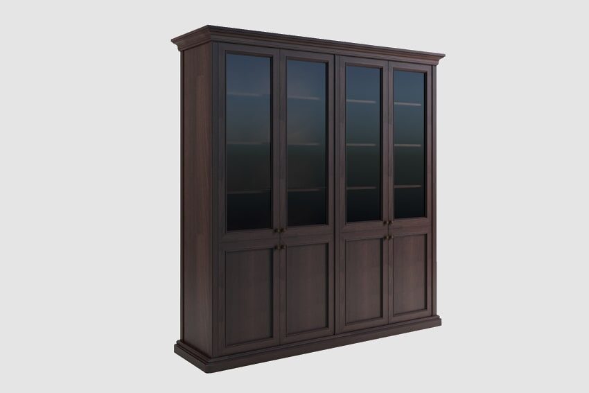 Шкаф книжный со стеклом Kantsler Миниатюра