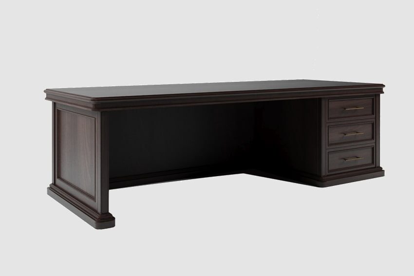 Стол руководителя с одной тумбой Kantsler Миниатюра