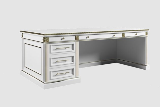 Стол директора с одной тумбой Konvent